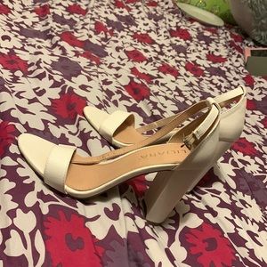 White liliana heels